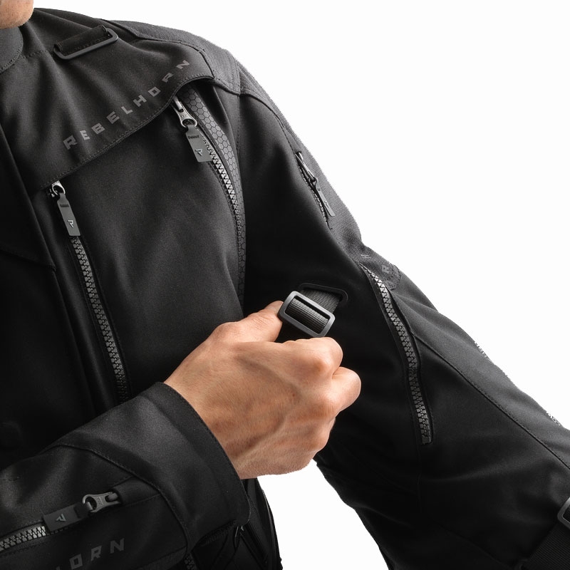 Rebelhorn Hardy 3.0 juoda motociklininko striukė