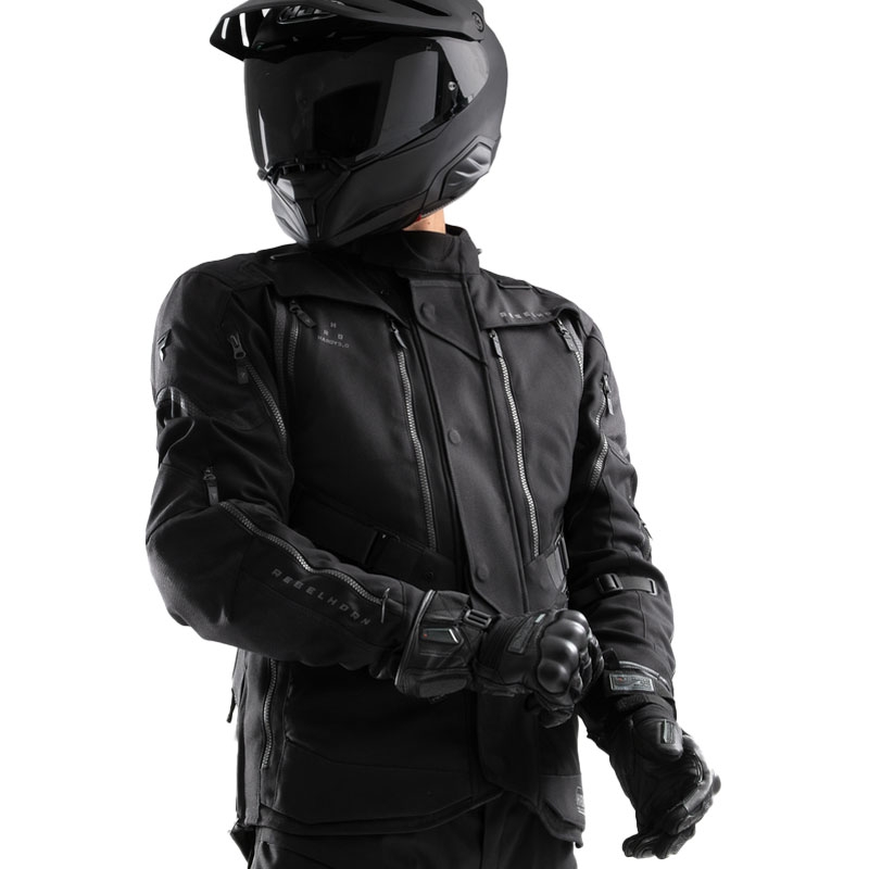 Rebelhorn Hardy 3.0 juoda motociklininko striukė