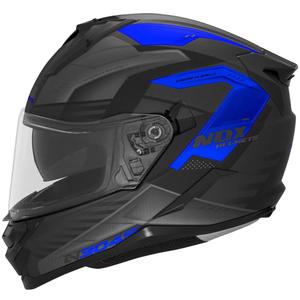 Integruotas motociklininko šalmas NOX N304S CARVER matinis juodai mėlynas