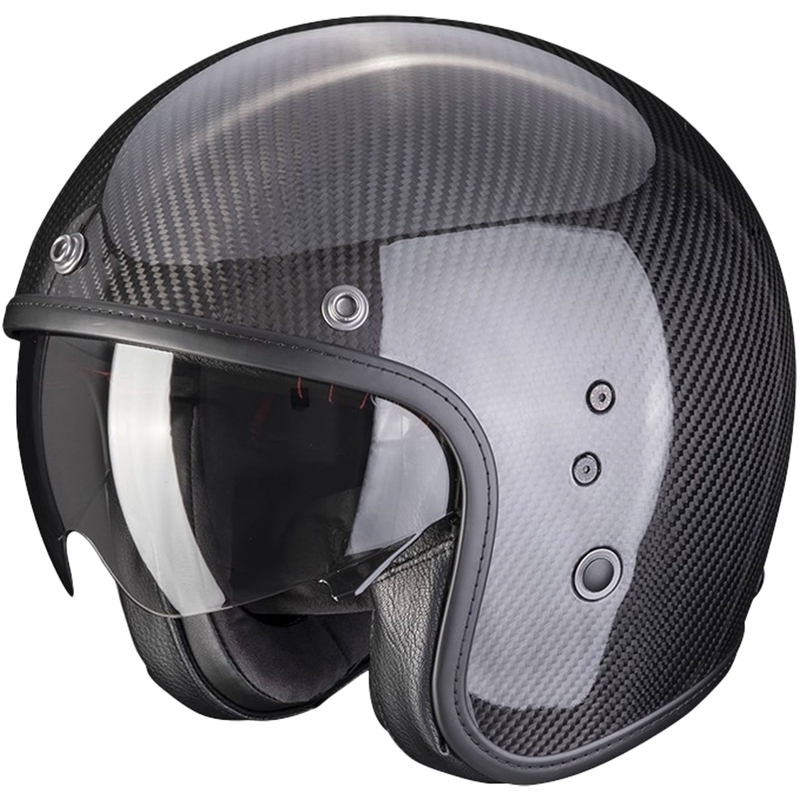 Atviras šalmas Scorpion Belfast Evo Carbon Black