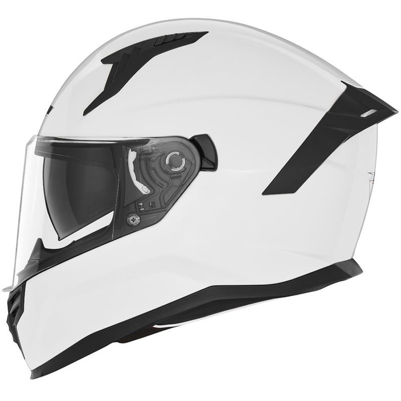 Integruotas motociklininko šalmas NOX N401 baltas