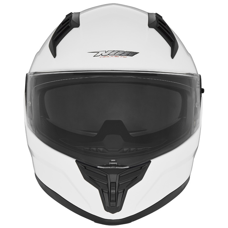Integruotas motociklininko šalmas NOX N401 baltas