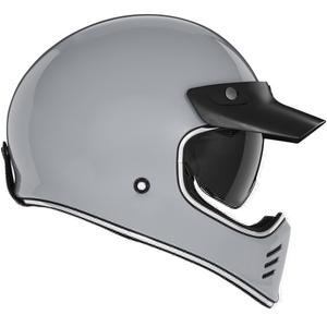 Integruotas motociklininko šalmas NOX PREMIUM SEVENTY II pilkas