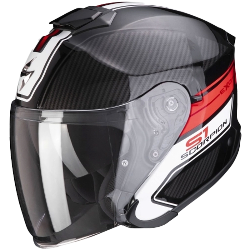 Atviras šalmas Scorpion EXO-S1 Cross-Ville Black-Red