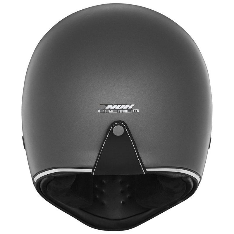 Integruotas motociklininko šalmas NOX PREMIUM SEVENTY II titanas