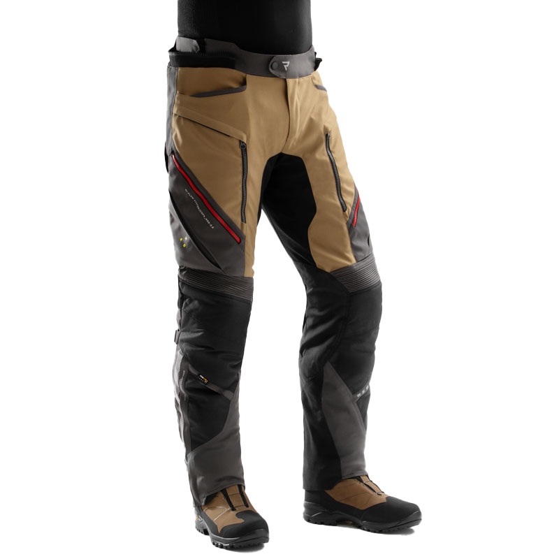 Rebelhorn Hardy 3.0 motociklininko kelnės Beige-Grey-Red