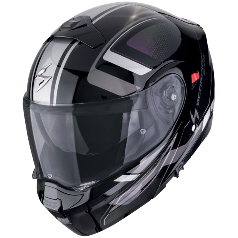 Modulinis motociklo šalmas Scorpion EXO-930 EVO ARDENS juodas chameleonas