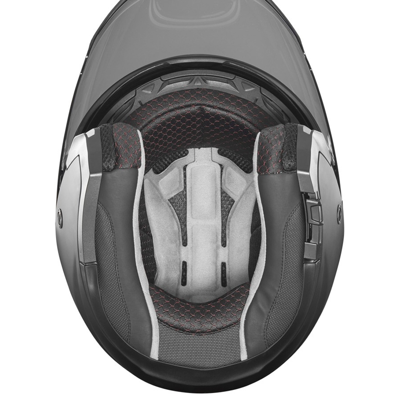 Atviras motociklininko šalmas NOX PREMIUM SPY matinės juodos spalvos