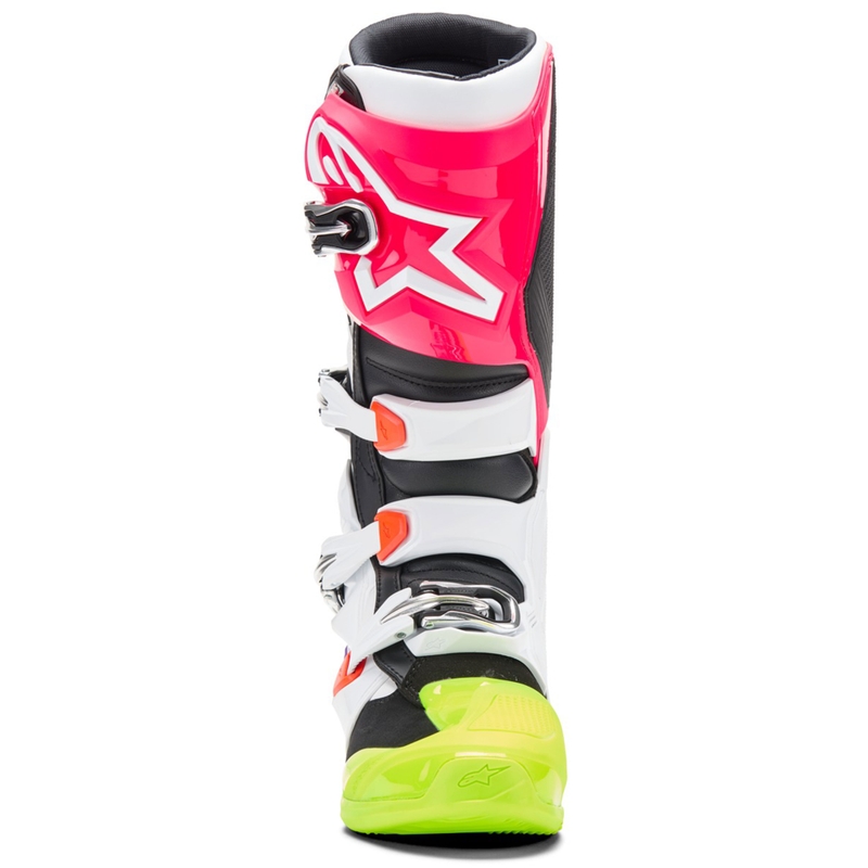 "Alpinestars TECH 7" riboto leidimo "Hay multicolor" motokroso batai