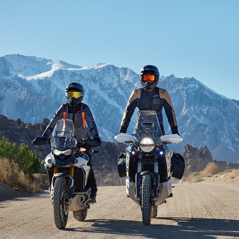 Alpinestars ST-2 Air tamsiai mėlyna-tamsiai chaki-juoda motociklininko striukė
