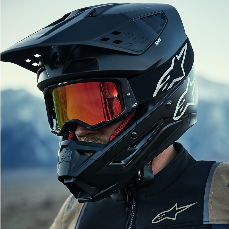 Alpinestars ST-2 Air tamsiai mėlyna-tamsiai chaki-juoda motociklininko striukė