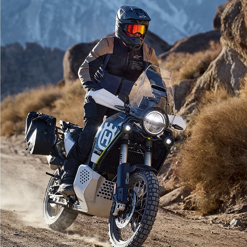 Alpinestars ST-2 Air tamsiai mėlyna-tamsiai chaki-juoda motociklininko striukė