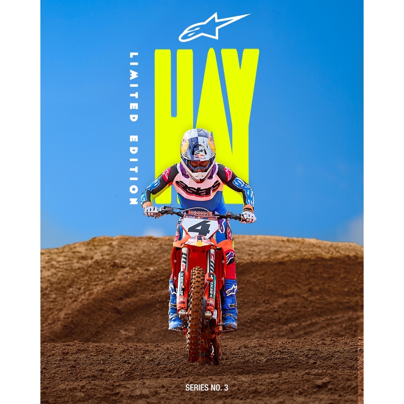 Motokroso kelnės Alpinestars SUPERTECH limited edition HAY multicolor