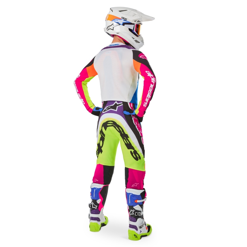 Motokroso kelnės Alpinestars SUPERTECH limited edition HAY multicolor