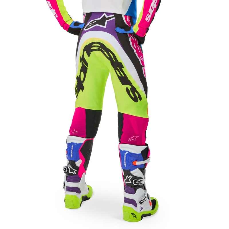 Motokroso kelnės Alpinestars SUPERTECH limited edition HAY multicolor