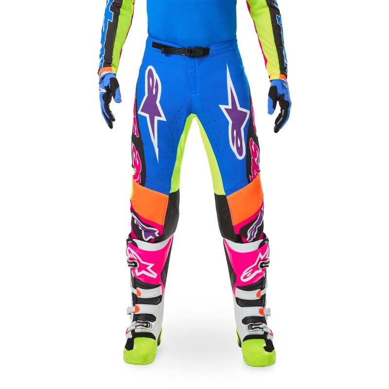 Motokroso kelnės Alpinestars SUPERTECH limited edition HAY multicolor