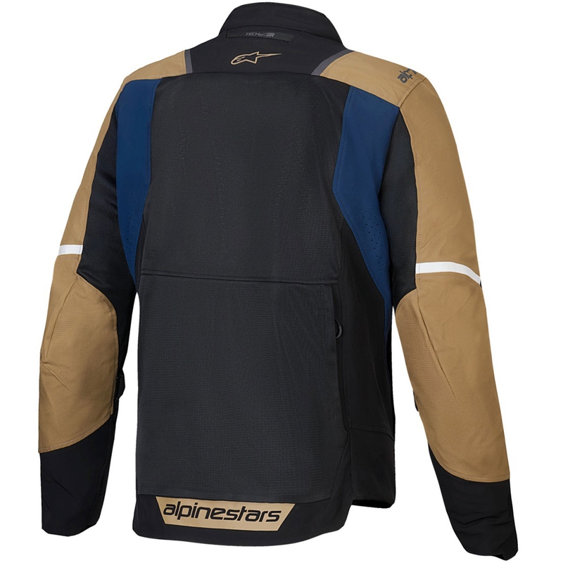 Alpinestars ST-2 Air tamsiai mėlyna-tamsiai chaki-juoda motociklininko striukė