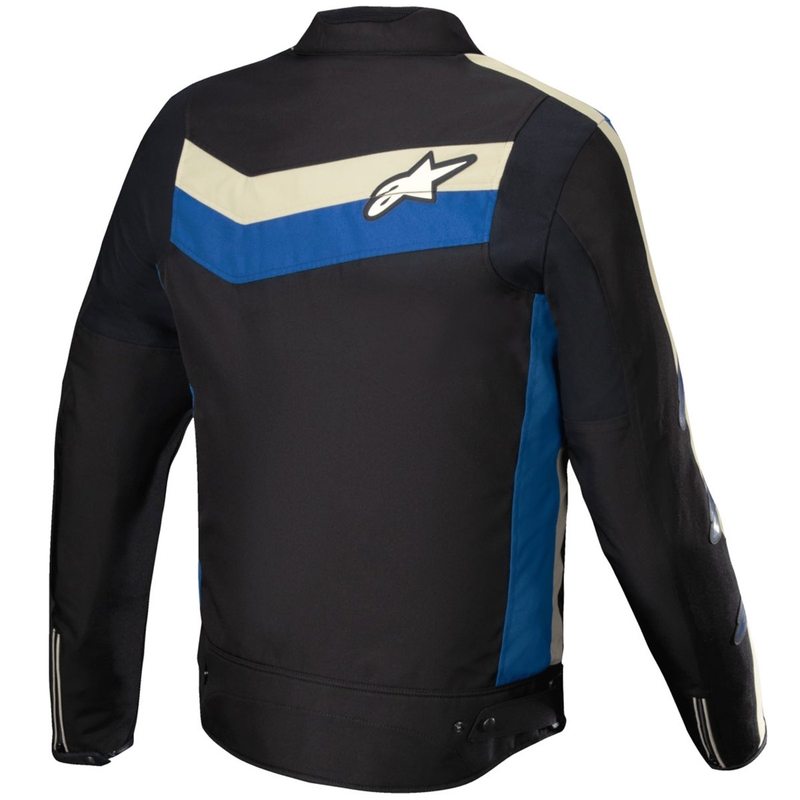 "Alpinestars T-Dyno" vandeniui atspari juoda-mėlyna-svetainė motociklininko striukė