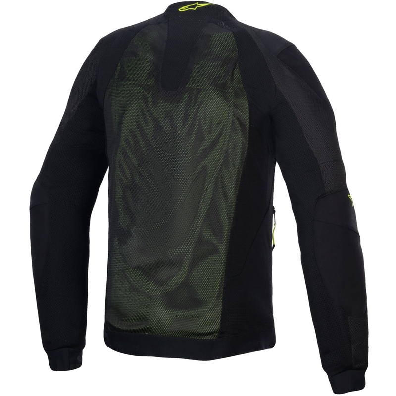 Alpinestars TROOP-AIR juoda-fluo geltona motociklininko striukė