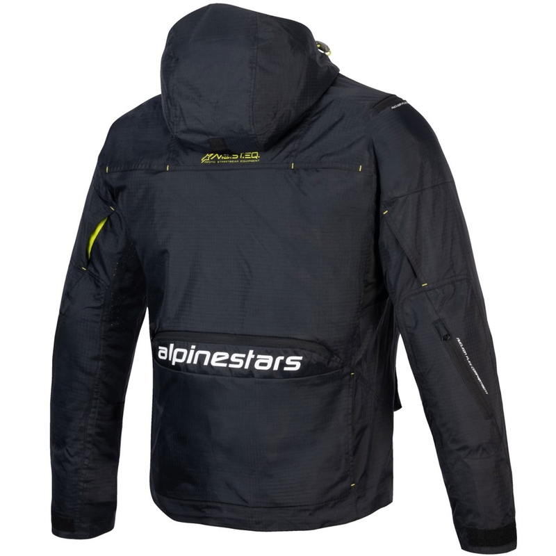 Alpinestars MOGRESS AIR juoda ir laimo baltos spalvos motociklininko striukė