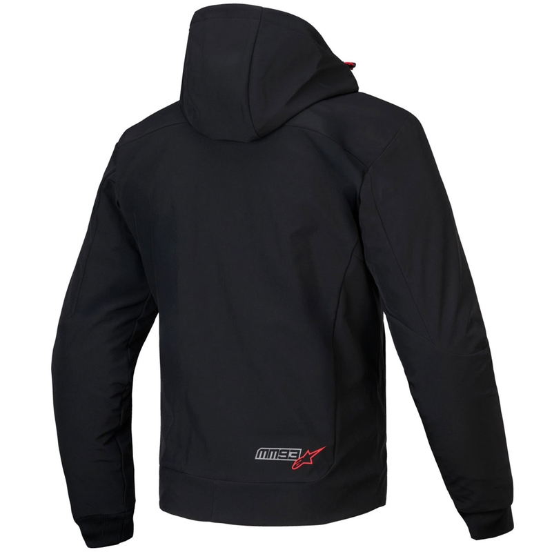 Alpinestars RADIUM TECH HOODIE MM93 juoda-raudona-pilka