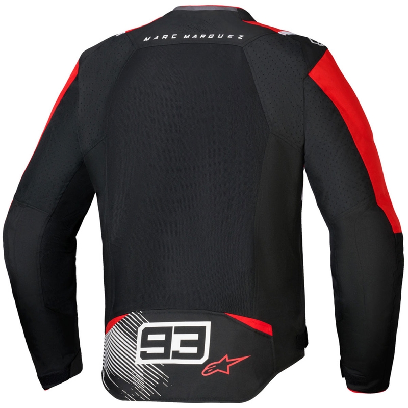 Alpinestars T-SPS Air V2 MM93 collection raudona-juoda-balta motociklininko striukė
