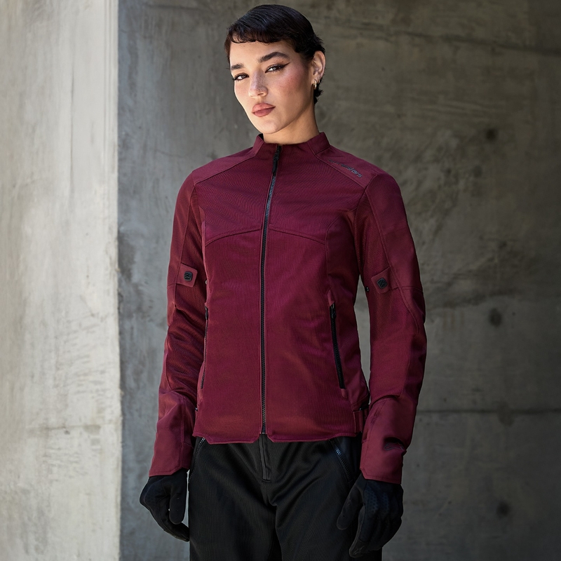 "Alpinestars" moteriška STELLA C-1 AIR violetinė motociklininko striukė