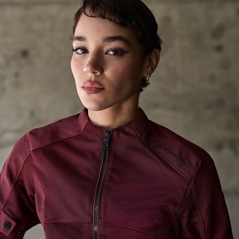 "Alpinestars" moteriška STELLA C-1 AIR violetinė motociklininko striukė