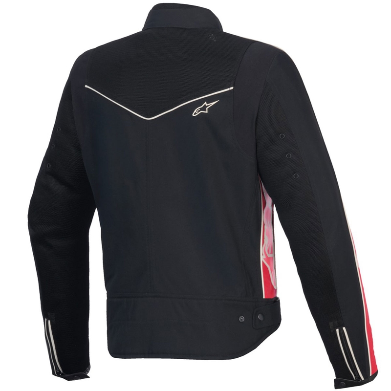 "Alpinestars" moteriška STELLA T-DYNO AIR juoda, raudona, rožinė ir balta motociklininko striukė