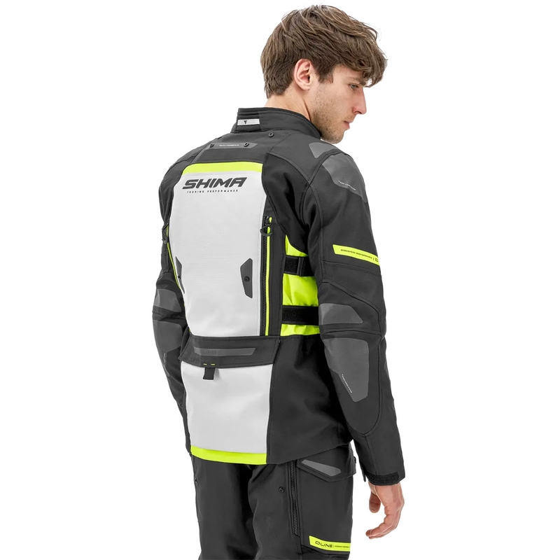 Motociklininko striukė Shima Dune fluo yellow