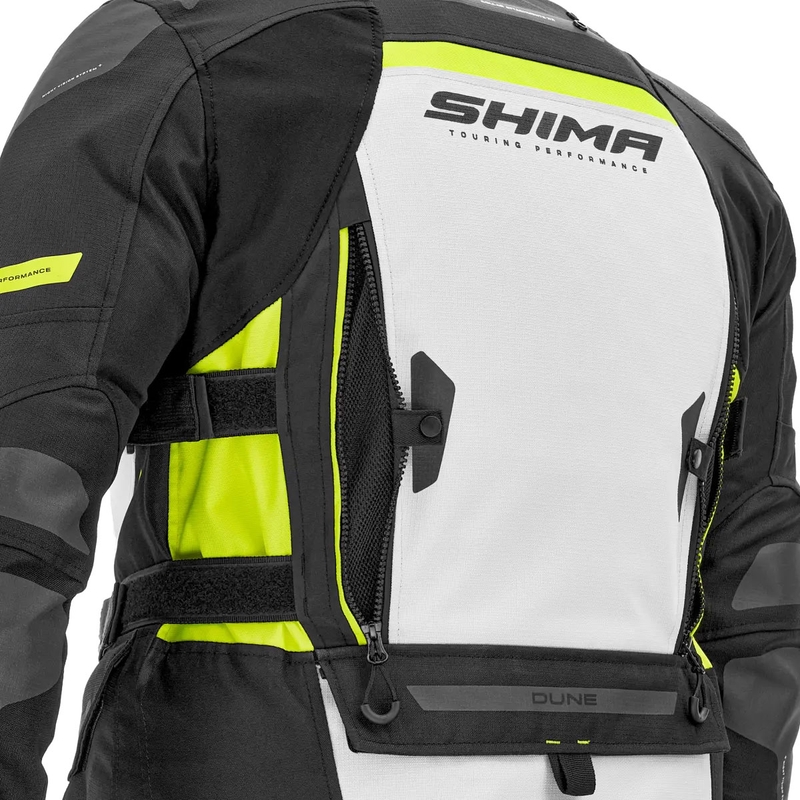 Motociklininko striukė Shima Dune fluo yellow