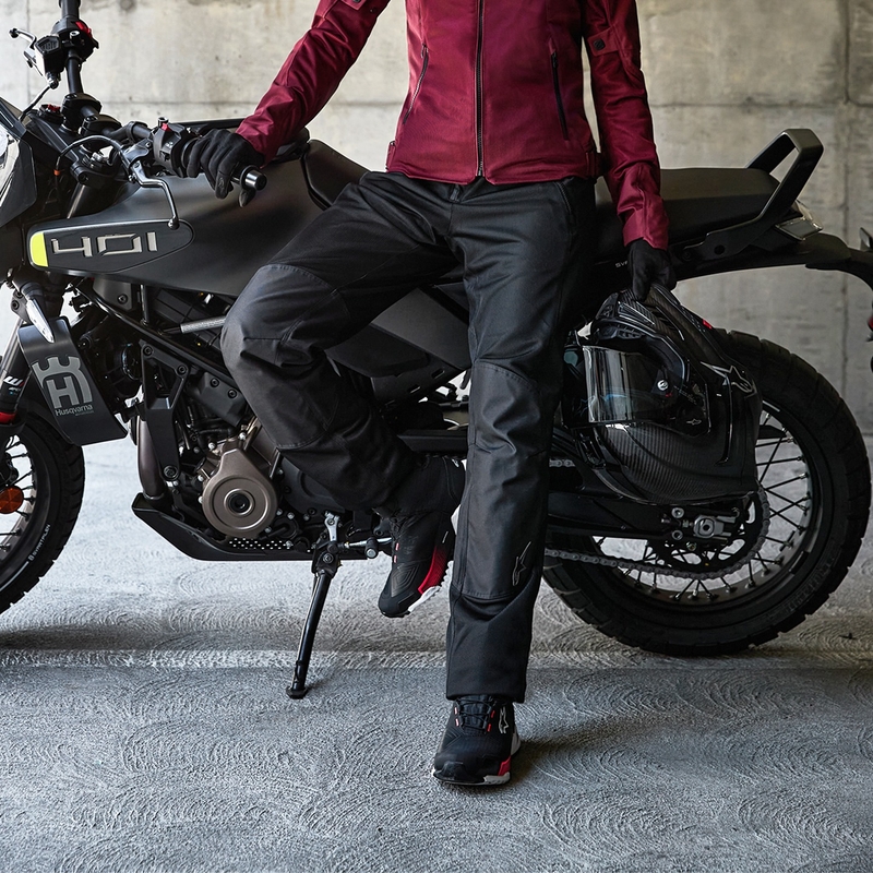 Alpinestars moteriškos STELLA C-1 AIR juodos motociklininko kelnės
