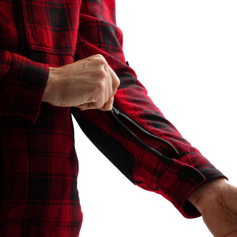 „Rebelhorn Shifter“ motociklo marškinėliai juodi-raudoni