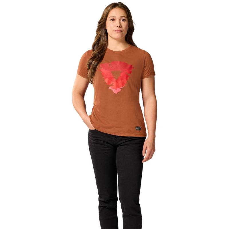 Moteriški marškinėliai Revit Heather red