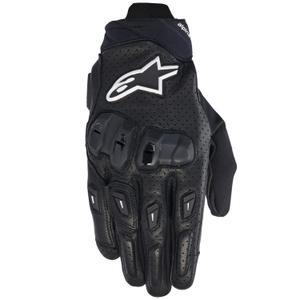 Alpinestars SP X 7 motociklininko pirštinės juodos ir baltos spalvos