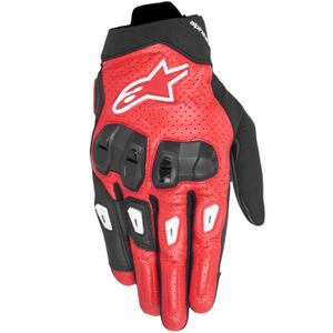 Alpinestars SP X 7 motociklininko pirštinės juoda-raudona-balta