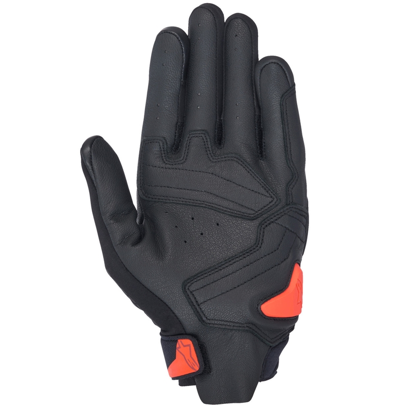 "Alpinestars SP X 7" juodai tamsiai raudonos motociklininko pirštinės