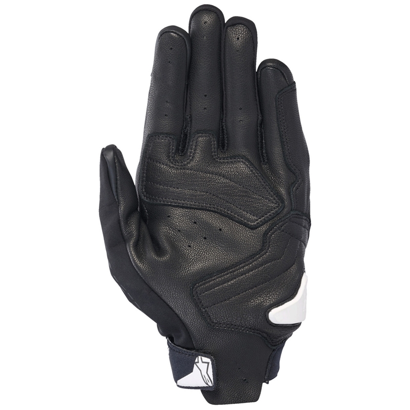 Alpinestars SP X 7 motociklininko pirštinės juodos ir baltos spalvos