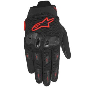 Alpinestars SP X 5 Air juodai-fluo raudonos motociklininko pirštinės