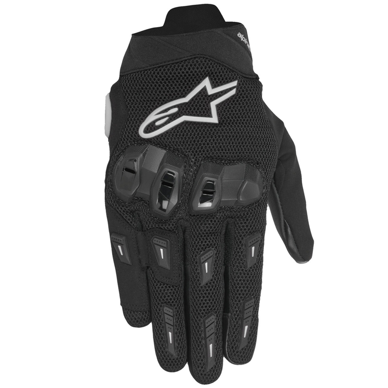 Alpinestars SP X 5 Air motociklininko pirštinės juodai baltos