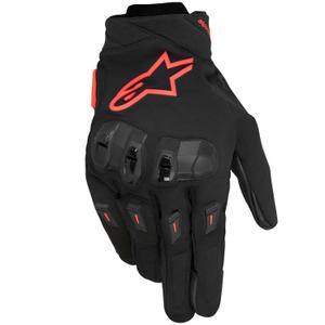 Alpinestars SP X 3 juodai-fluo raudonos motociklininko pirštinės