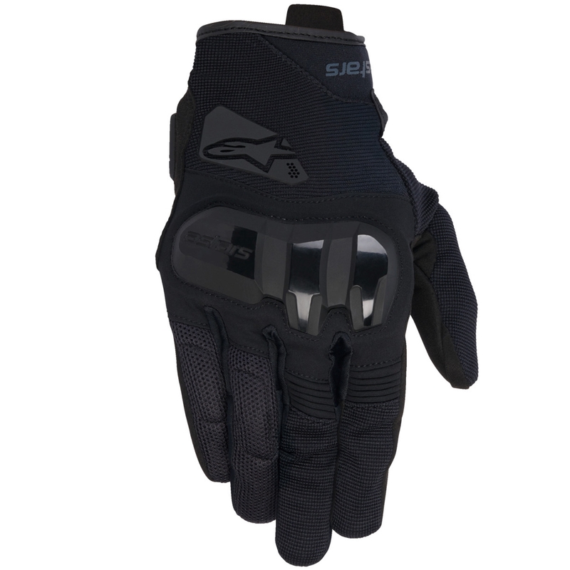 Alpinestars Chrom V2 moteriškos motociklininko pirštinės juoda-tamsiai pilka