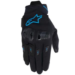 Alpinestars moteriškos STELLA SP X 3 juodai mėlynos motociklininko pirštinės