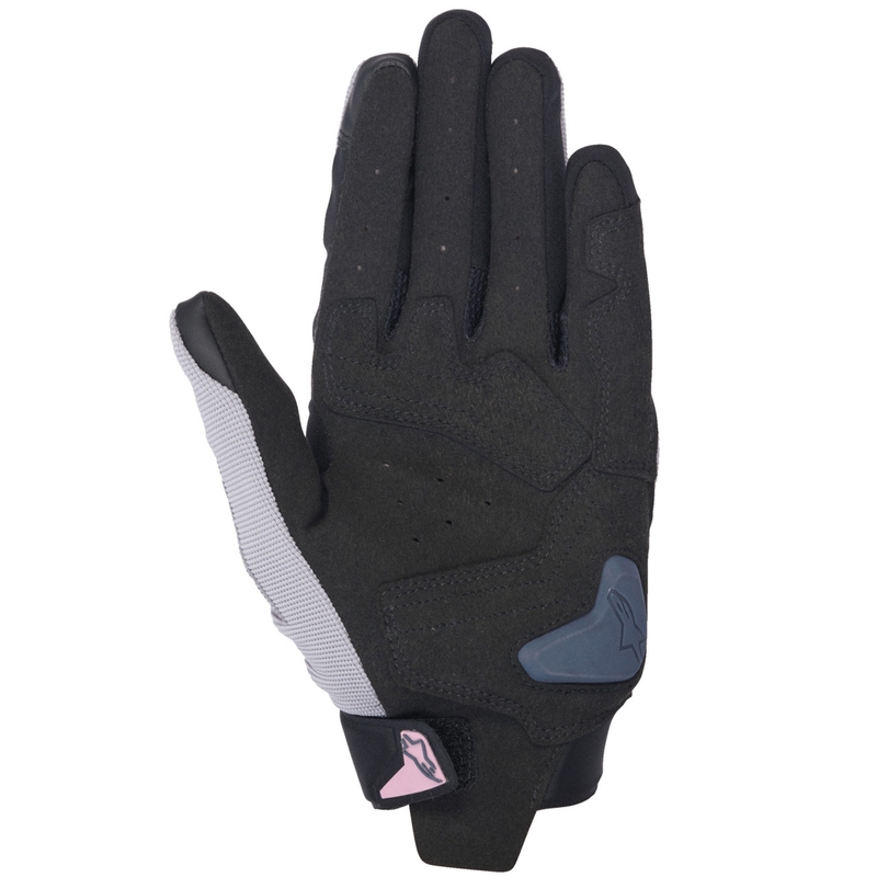 Alpinestars STELLA SP X 1 moteriškos motociklininko pirštinės pilkai-juoda-tamsiai pilka-rožinė