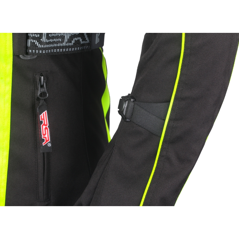 Moto bunda dámská RSA SW-01 černo-fluo žlutá výprodej