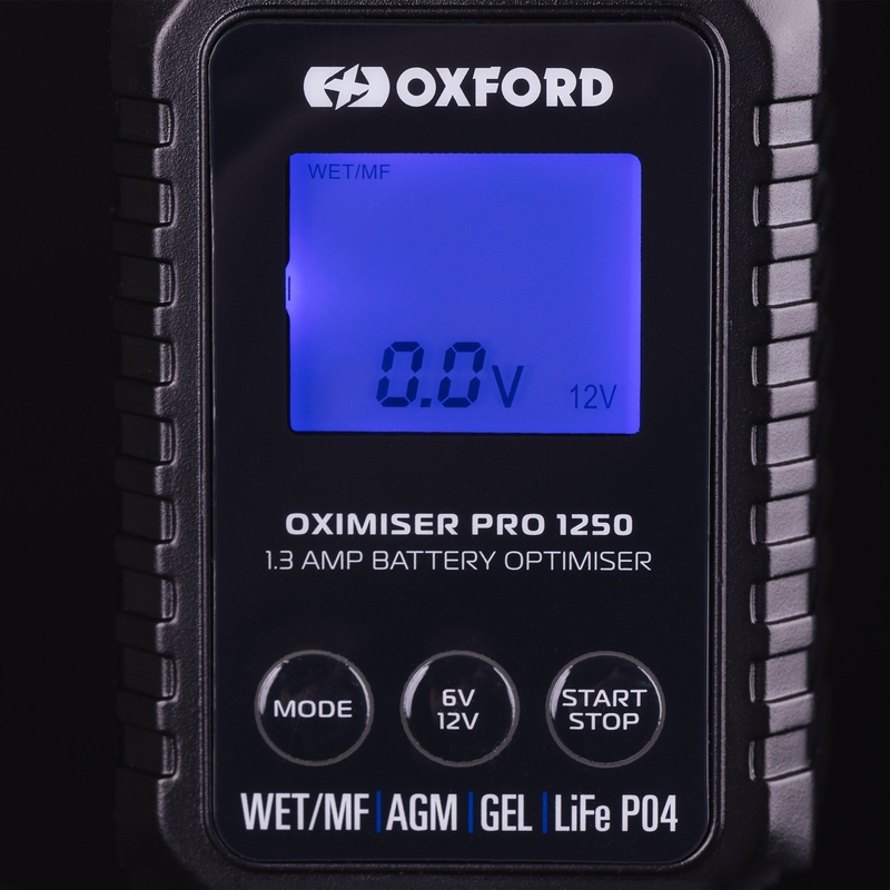 Akumuliatorių įkroviklis "Oxford Oximiser Pro 1250" 1,3A, 6/12V, 3,5-40Ah