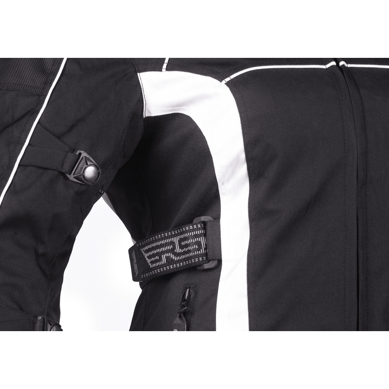 Moto bunda dámská RSA SW-01 černo-bílá výprodej