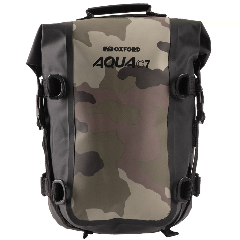 "Oxford AQUA C7 Crash Bar Bag" 7 l kamufliažas
