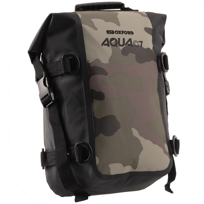 "Oxford AQUA C7 Crash Bar Bag" 7 l kamufliažas