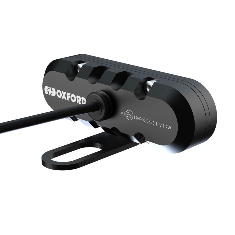 Papildomi žibintai "Oxford Strip light front set black